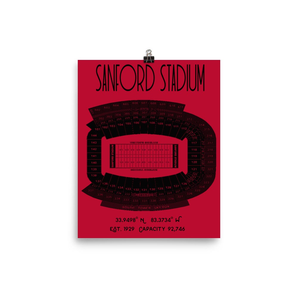 Section 332 at Sanford Stadium 