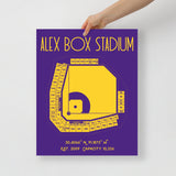 LSU Alex Box Baseball Stadium Poster Print | Louisiana State University - Stadium Prints