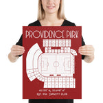 Portland Thorns Providence Park NWSL Soccer Poster Print - Stadium Prints
