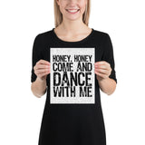 Honey Honey Come And Dance With Me- Dave Matthews Band - Stadium Prints