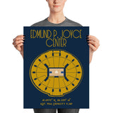 Notre Dame Basketball Edmund P. Joyce Center Poster - Stadium Prints