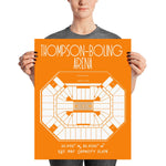 University of Tennessee Basketball Thompson-Boling Arena Poster - Stadium Prints