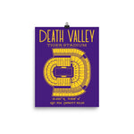 LSU Death Valley Football Stadium Poster Print | Louisiana State University - Stadium Prints