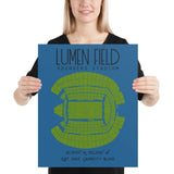 Seattle Sounders Lumen Field Poster Print - Stadium Prints