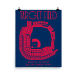 Minnesota Twins Target Field Stadium Poster Pring - Stadium Prints