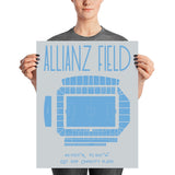 Minnesota United FC Allianz Field Soccer Stadium Poster Print - Stadium Prints