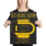 Appalachian State University Football Kidd Brewer Stadium - Stadium Prints