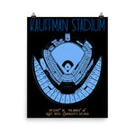 Kansas City Royals Stadium Poster Print - Stadium Prints