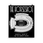 Ohio State Buckeyes Football The Horseshoe Stadium Poster Print - Stadium Prints