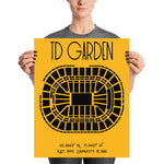 Boston Bruins TD Garden Stadium Poster Print - Stadium Prints
