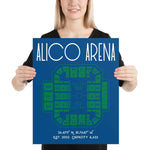 Florida Golf Coast University Alico Arena Poster Print - Stadium Prints