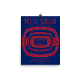 New York Giants Met Life Stadium Poster - Stadium Prints