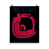 Minnesota Twins Target Field Stadium Poster Pring - Stadium Prints