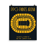 PPG Prints Arena Pittsburgh Penguins Stadium Poster Print - Stadium Prints