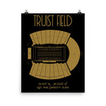 Wake Forest University Football Truist Field Stadium Poster Print - Stadium Prints