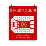 NC State Wrestling Reynolds Coliseum - Stadium Prints