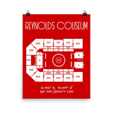 NC State Wrestling Reynolds Coliseum - Stadium Prints