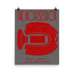 Ohio State Buckeyes Football The Horseshoe Stadium Poster Print - Stadium Prints