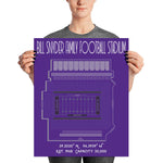 Kansas State Bill Snyder Family Football Stadium Poster Print - Stadium Prints