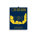 Michigan Wrestling Cliff Keen Arena - Stadium Prints