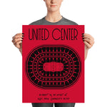 Chicago Blackhawks United Center Stadium Poster Print - Stadium Prints