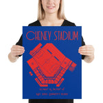 OL Reign Cheney Stadium NWSL Soccer Poster Print - Stadium Prints