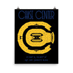 Golden State Warriors Oracle Arena Stadium Poster Print - Stadium Prints