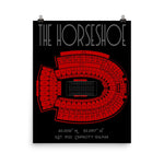 Ohio State Buckeyes Football The Horseshoe Stadium Poster Print - Stadium Prints