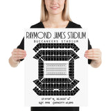 Tampa Bay Buccaneers Stadium Poster - Stadium Prints