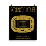 Central Florida Football Bounce House Stadium Poster Print - Stadium Prints