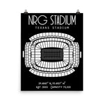 Houston Texans NRG Stadium Poster - Stadium Prints