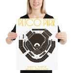 San Diego Padres Petco Park Stadium Poster Print - Stadium Prints