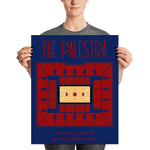 Pennsylvania The Palestra Basketball Stadium Poster Print - Stadium Prints