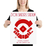 University of Houston Baseball Don Sanders Stadium - Stadium Prints