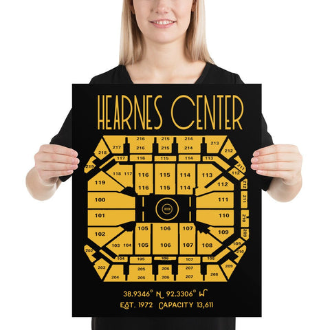 Missouri Wrestling Hearnes Center - Stadium Prints