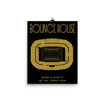 Central Florida Football Bounce House Stadium Poster Print - Stadium Prints