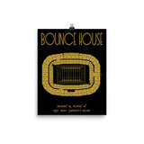 Central Florida Football Bounce House Stadium Poster Print - Stadium Prints