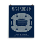 Dallas Cowboys AT&T Stadium Poster Print - Stadium Prints