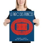 Paris St. Germain Le Parc Des Princes Stadium Poster Print - Stadium Prints