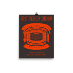 Cleveland Browns First Energy Stadium Poster - Stadium Prints