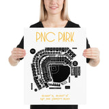 Pittsburgh Pirates PNC Park Stadium Poster Print - Stadium Prints