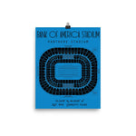 North Carolina UNC Football Kenan Memorial Stadium Poster Print - Stadium Prints