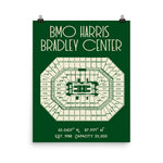 Milwaukee Bucks BMO Harris Bradley Center - Stadium Prints