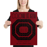 South Carolina Basketball Colonial Life Arena Stadium Poster Print - Stadium Prints