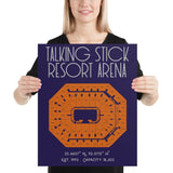 Phoenix Mercury Talking Stick Resort Arena Poster Print WNBA - Stadium Prints