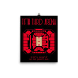 Cincinnati Basketball Fifth Third Arena Stadium Poster Print - Stadium Prints