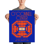 University of Florida Basketball O'Connell Center Poster - Stadium Prints