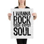 I Wanna Rock Your Gypsy Soul | Van Morrison - Into the Mystic - Stadium Prints