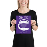 Northwestern University Football Ryan Field Poster - Stadium Prints