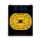 Denver Nuggets Ball Arena Poster Print - Stadium Prints